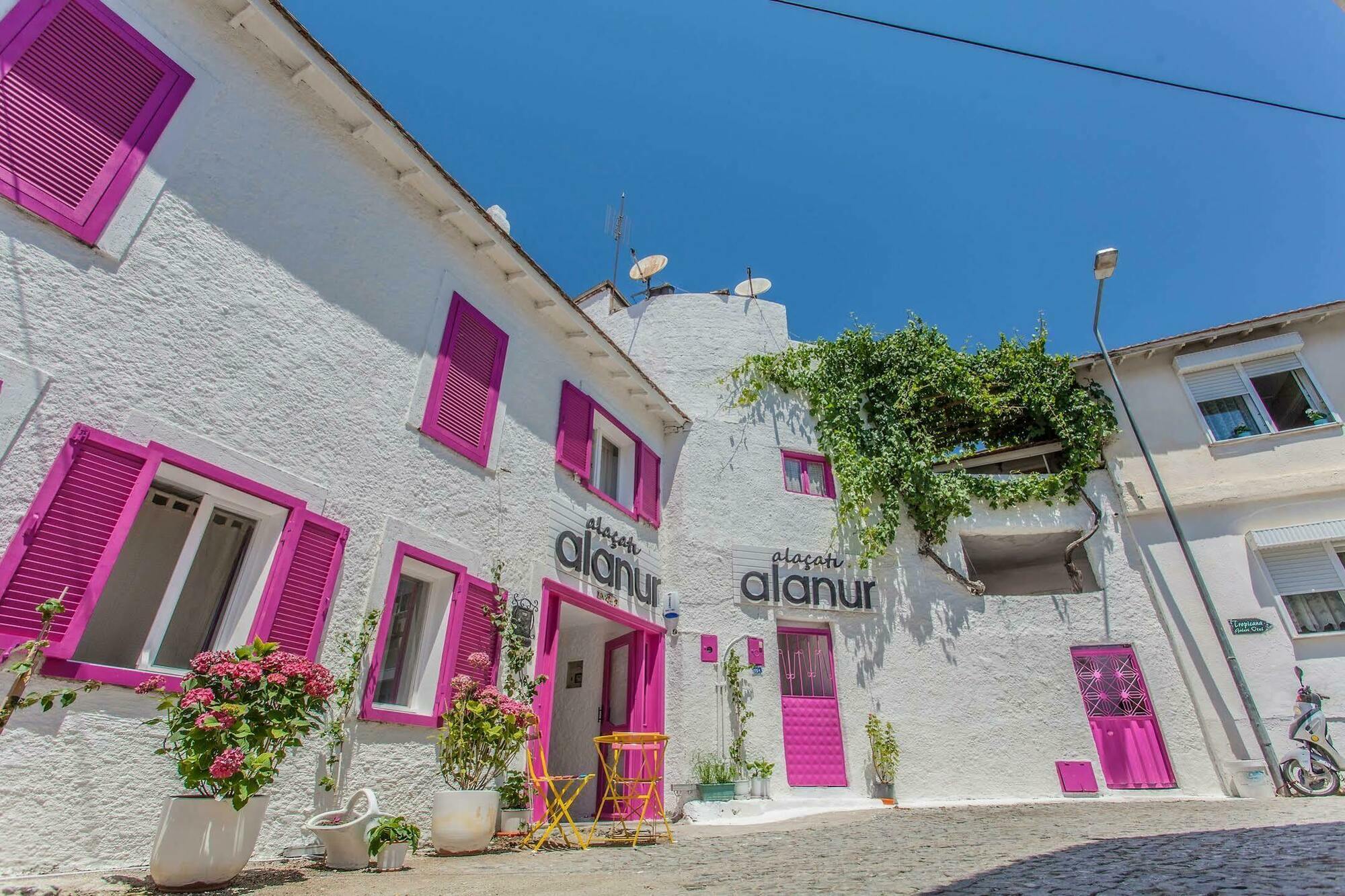 Alacati Alanur Otel Bagian luar foto